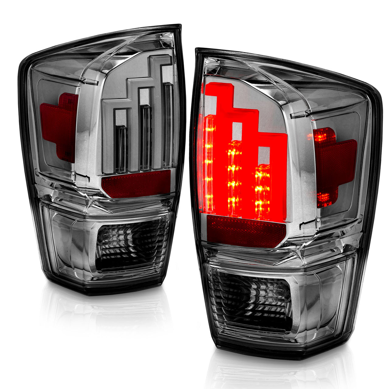 TOYOTA TACOMA 16-21 LED TAIL LIGHTS SMOKE