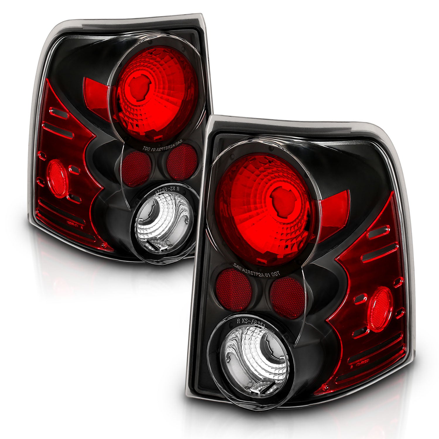 FORD EXPLORER 02-05 TAIL LIGHTS BLACK