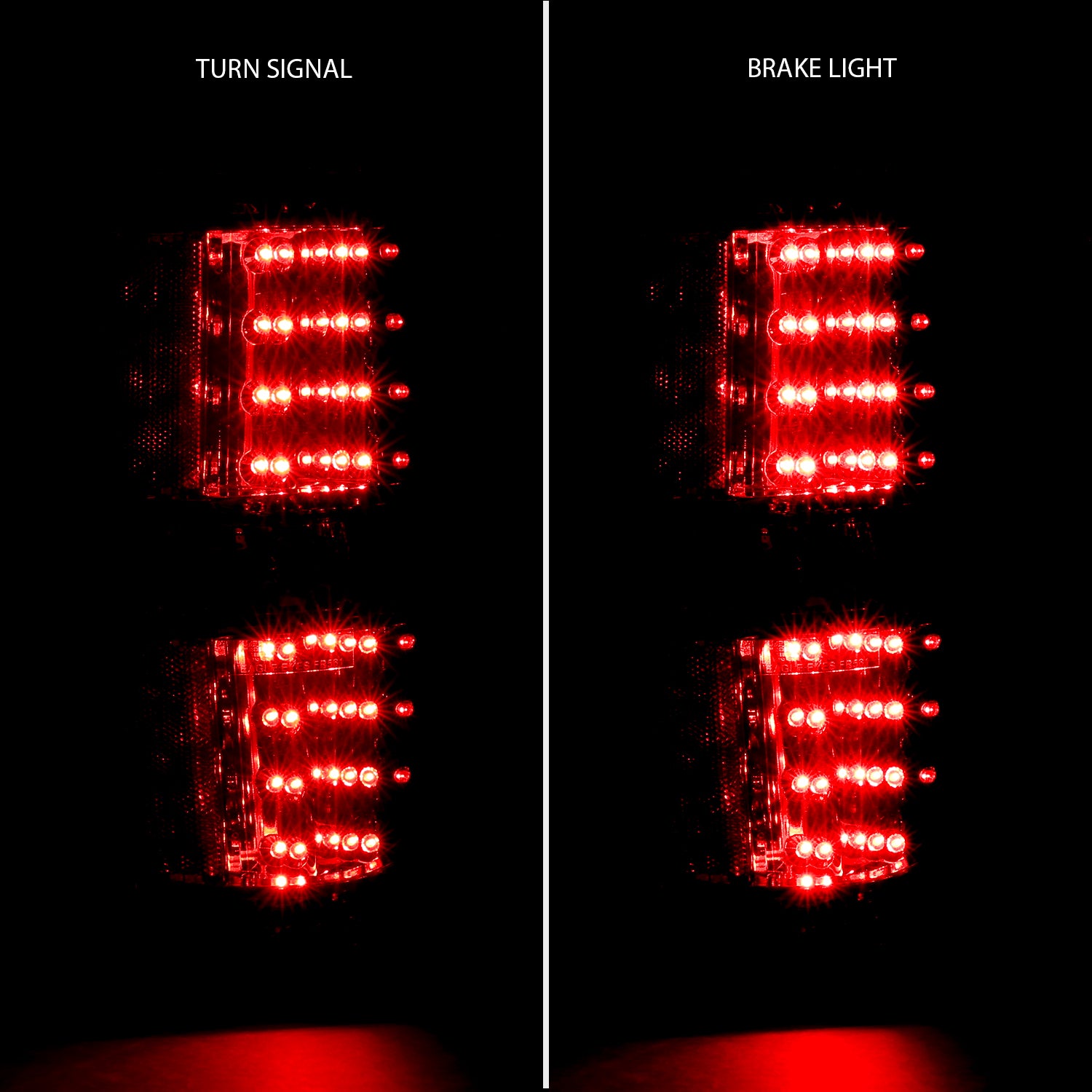 FORD F-150 09-13 LED TAIL LIGHTS SMOKE