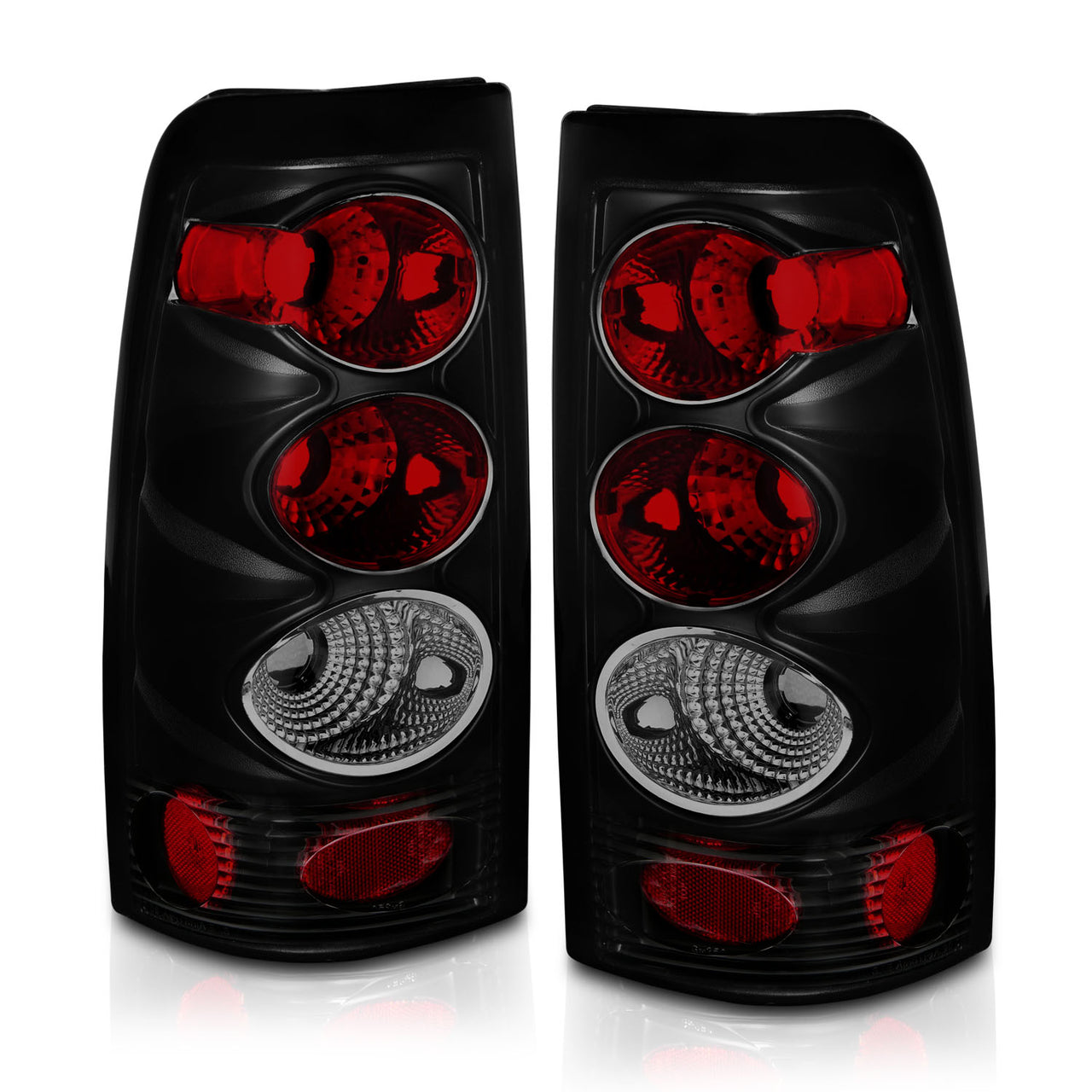 CHEVY SILVERADO 99-02 TAIL LIGHTS DARK SMOKE