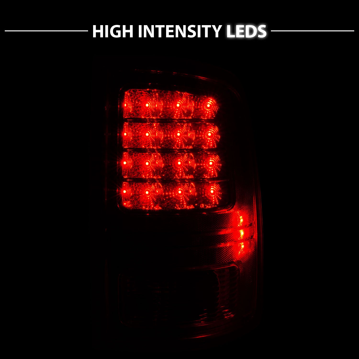 DODGE RAM 1500 13-19 LED TAIL LIGHTS RED/CLEAR  (OE STYLE)