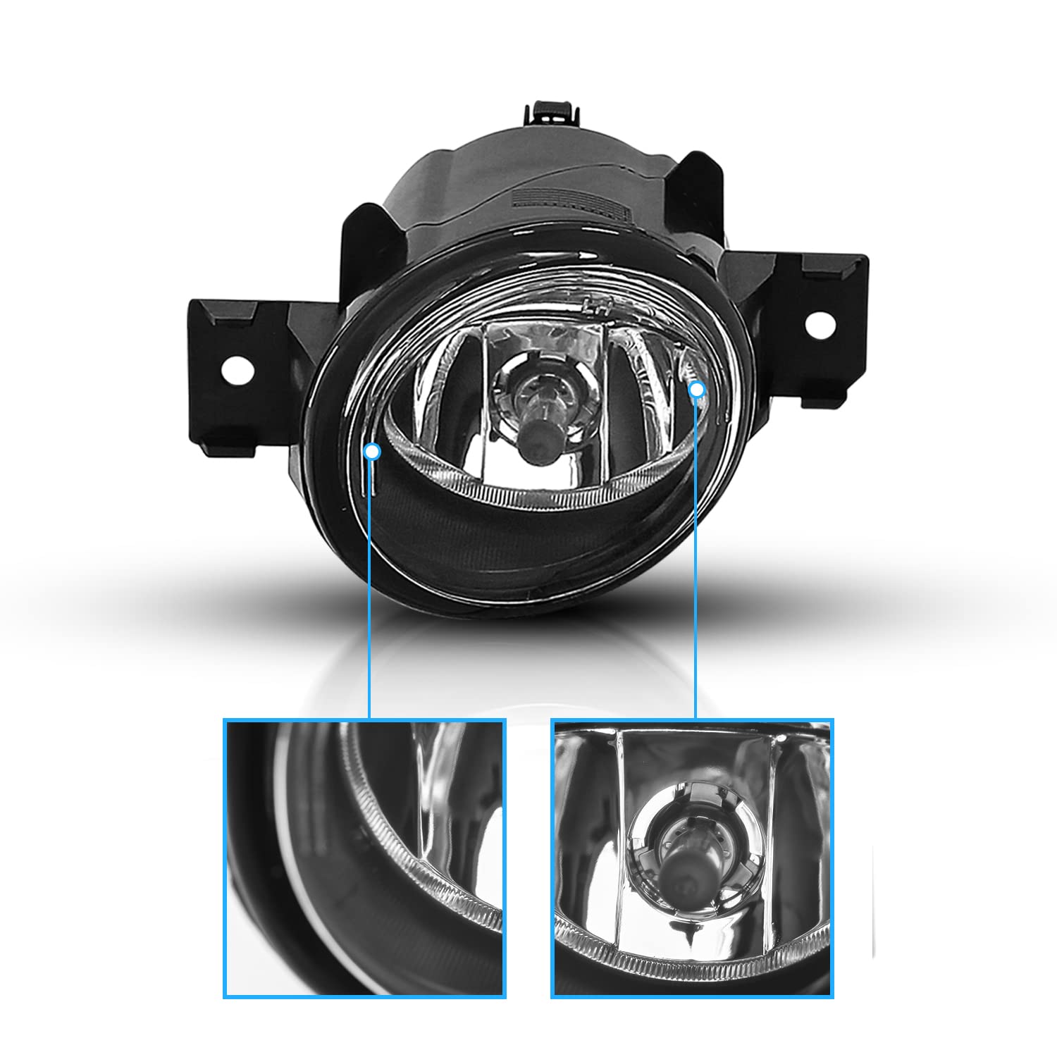 2 IN 1 DESIGN, FOG LIGHTS, H11 12V 55W, POSITION LIGHTS ; PS 19W( SUIT FOR MANY NISSAN CARS)