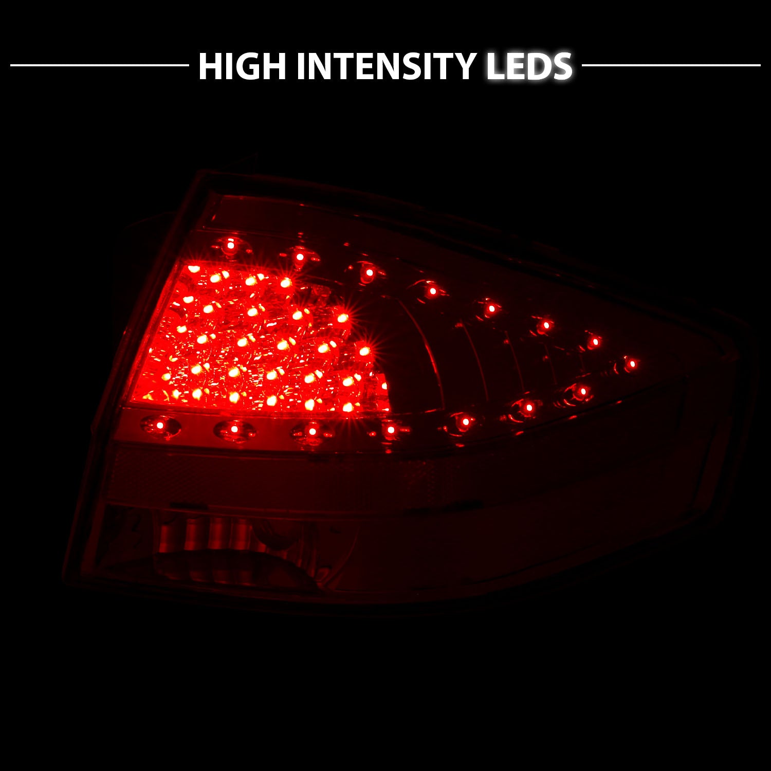 FORD FOCUS 08-11 4DR/2DR LED TAIL LIGHTS RED/CLEAR