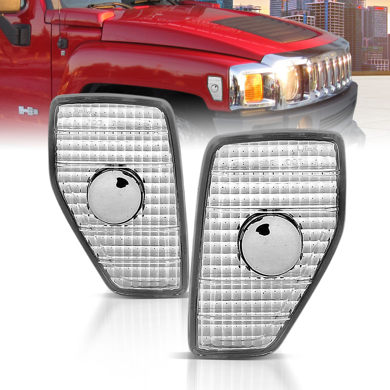 GMC HUMMER H3 06-10 SIDE MARKERS