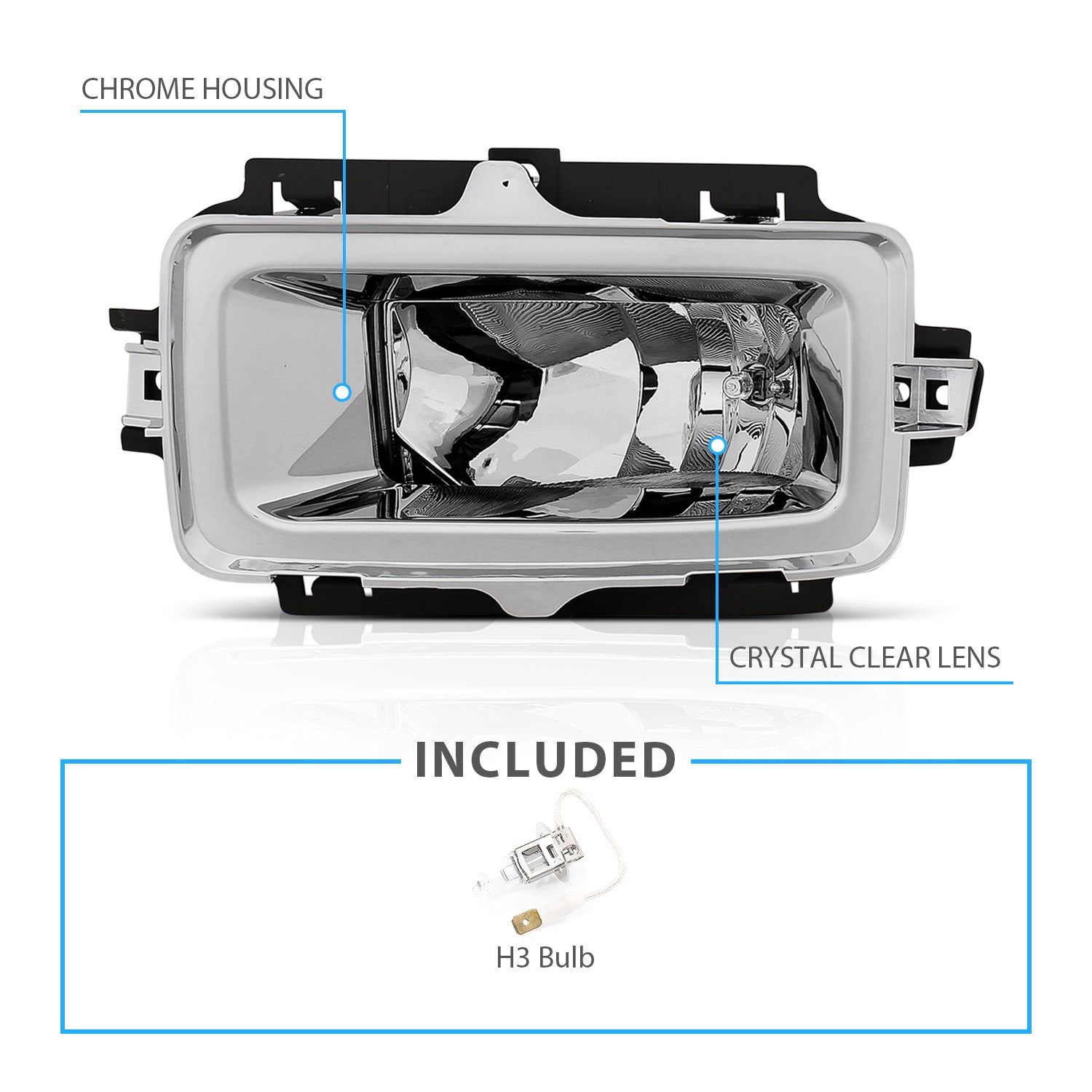 CHEVEROLET SILVERADO 15 UP FOG LIGHTS