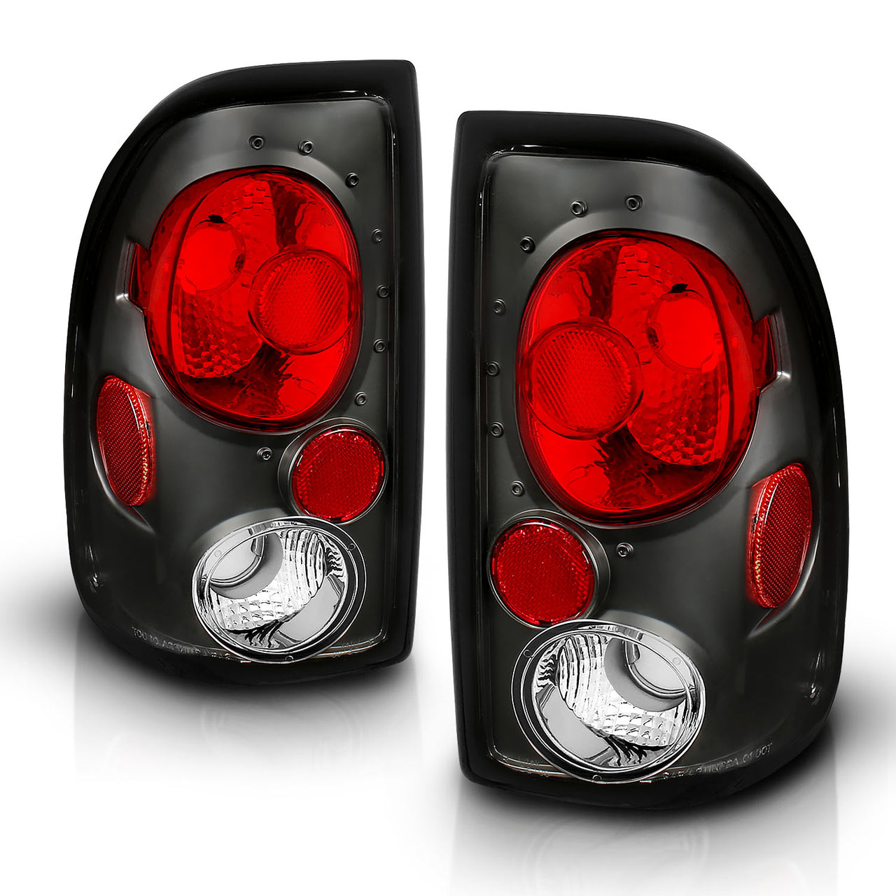DODGE DAKOTA 97-04 TAIL LIGHTS BLACK