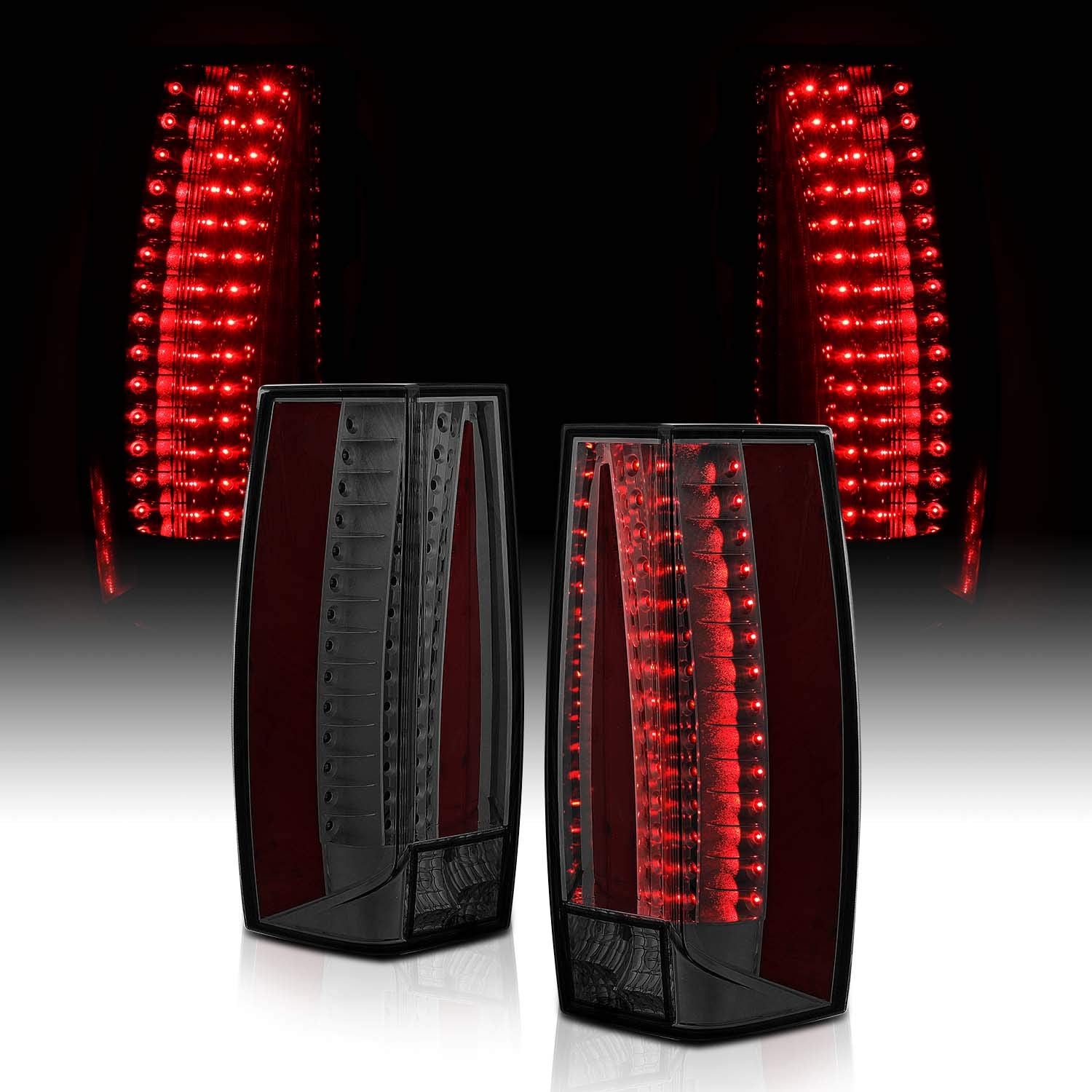 CHEVY TAHOE/SUBURBAN/YUKON/YUKON XL 07-10 LED G5 TAIL LIGHTS SMOKE (ESCALADE LOOK)