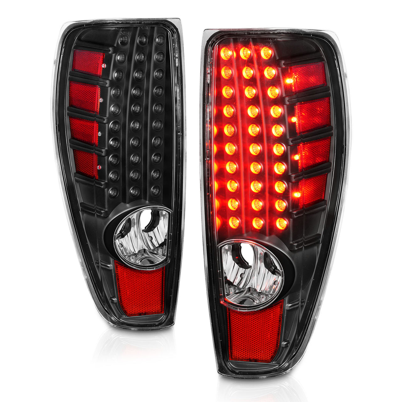 CHEVY COLORADO 04-12 / GMC CANYON 04-12 LED TAIL LIGHTS ALL BLACK HOUSING