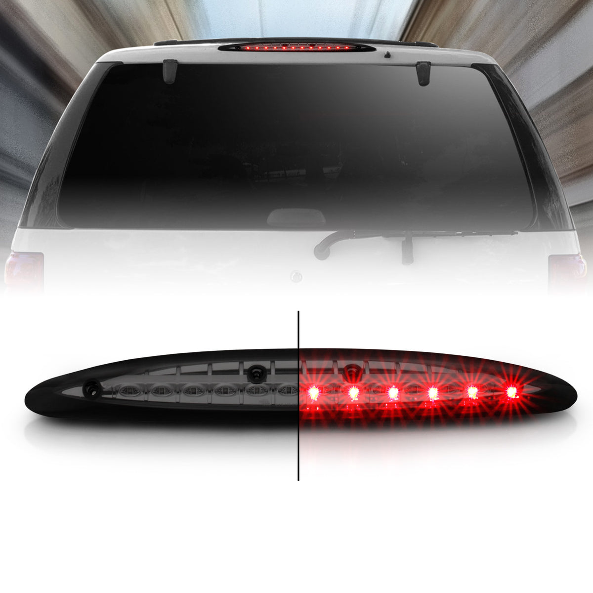 FORD EXPEDITION 97-02 LED 3RD BRAKE LIGHT SMOKE