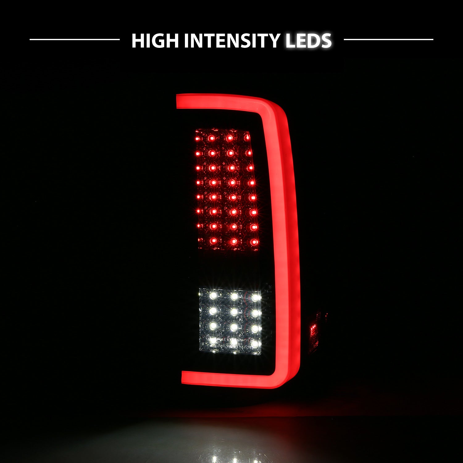 CHEVY SILVERADO 1500/2500/3500 07-10/HYBRID 09/GMC SIERRA 07-09 LED TAIL LIGHTS G2 RED/SMOKE