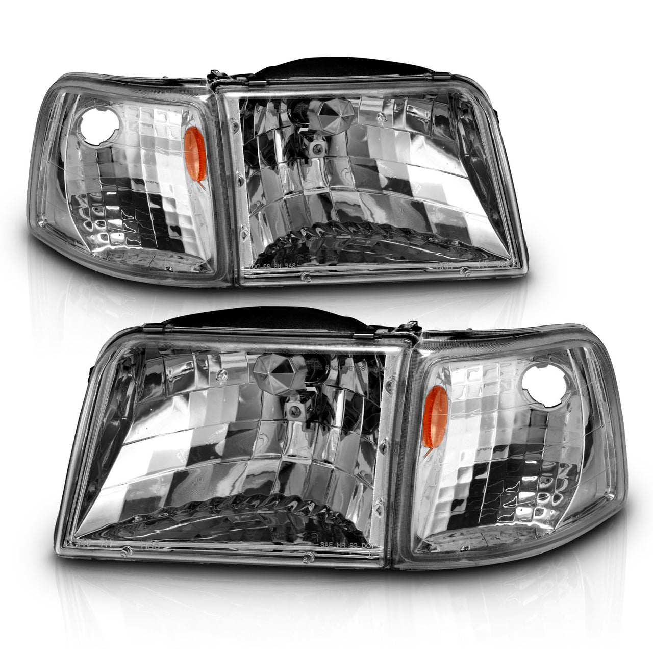 FORD RANGER 93-97 HEADLIGHTS CLEAR W/ CORNER AMBER