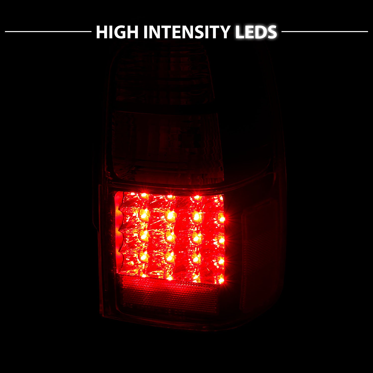 TOYOTA 4 RUNNER 01-02 LED TAIL LIGHTS JDM BLACK