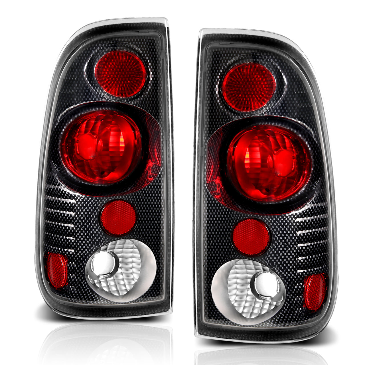 FORD F-SERIES 97-03 TAIL LIGHTS VERSION 2 CARBON