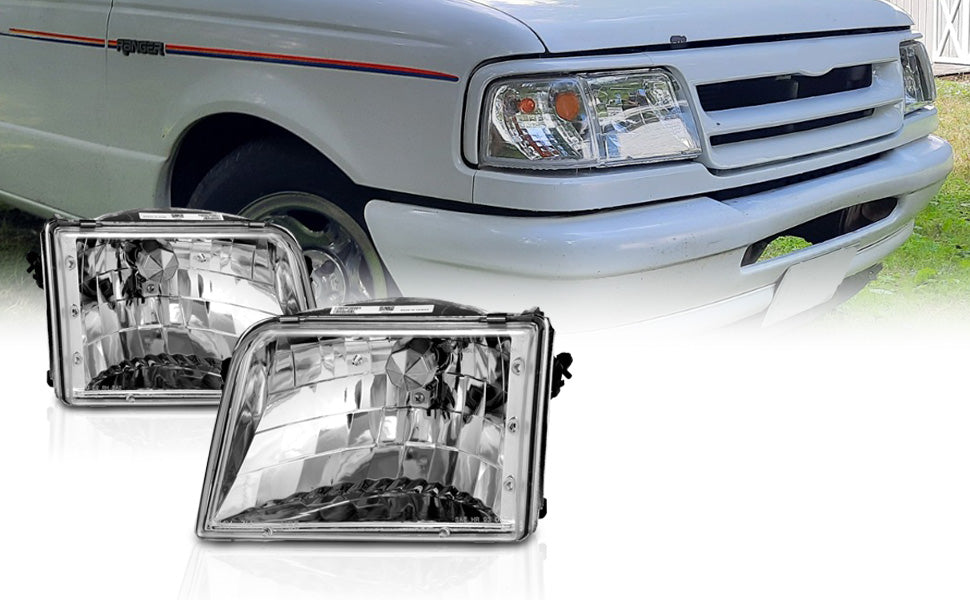 FORD RANGER 93-97 HEADLIGHTS CLEAR