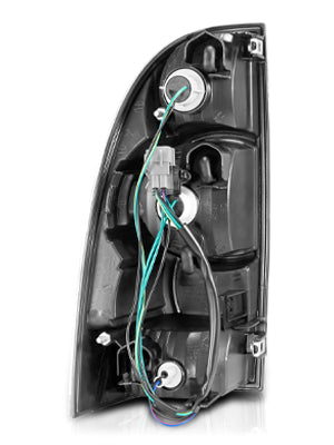 TOYOTA TACOMA 05-06 LED TAIL LIGHTS BLACK HOUSING CLEAR LENS