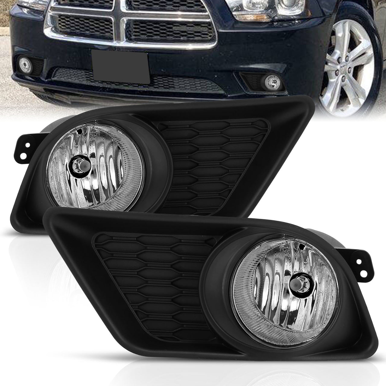 DODGECHARGER  11 UP  FOG LIGHTS W/ WIRING KIT & SWITCH