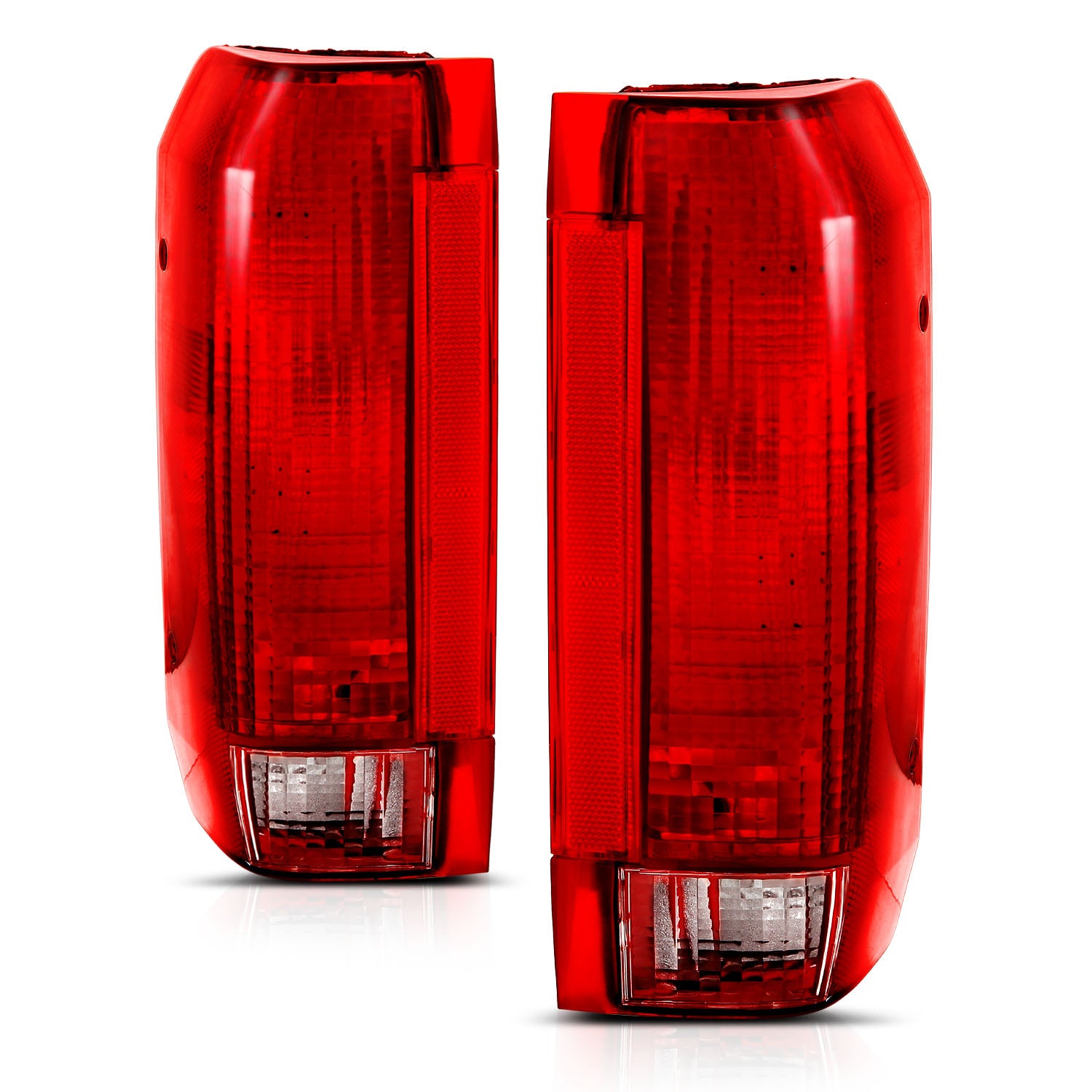 FORD BRONCO (FULL SIZE FROM 10/89) 92-96/FD PU F-150/250 (STYLESIDE FROM 10/89) 92-97 TAIL LIGHTS CHROME (OE REPLACEMENT)