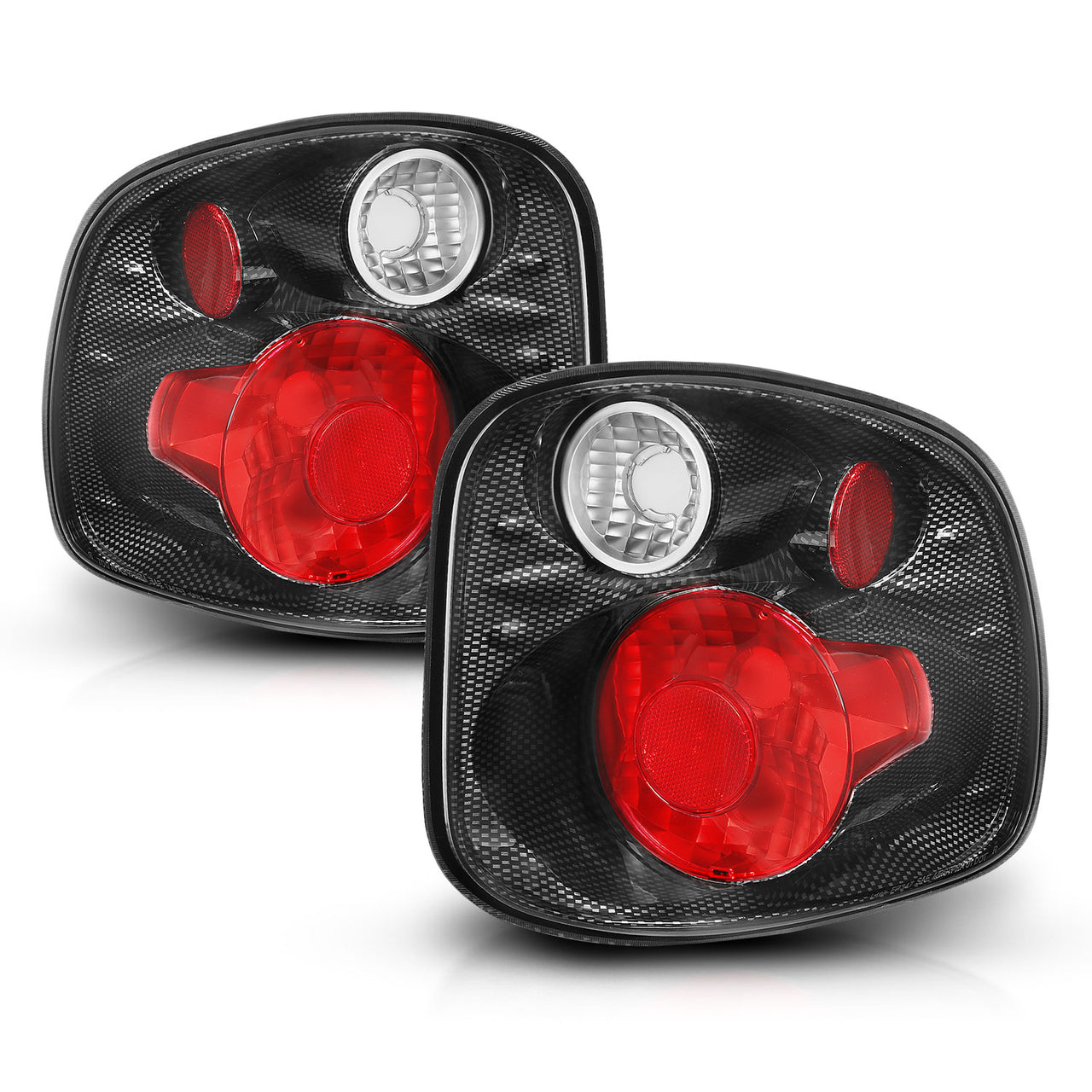 FORD F-SERIES FLARE SIDE 01-03 TAIL LIGHTS VERSION 2 CARBON