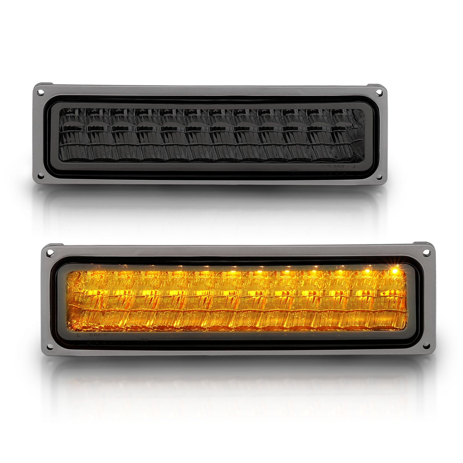 CHEVY FULLSIZE/BLAZER/SUBURBAN/SIERRA/YUKON 88-98 PARKING LED LIGHTS SMOKE