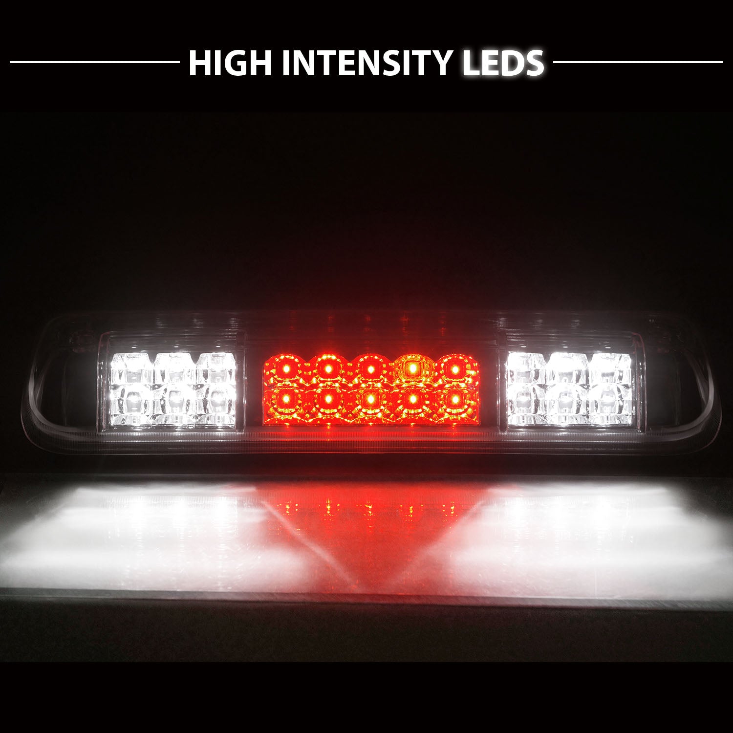 FORD F-150 04-08 LED 3RD BRAKE LIGHT G2 ALL CHROME