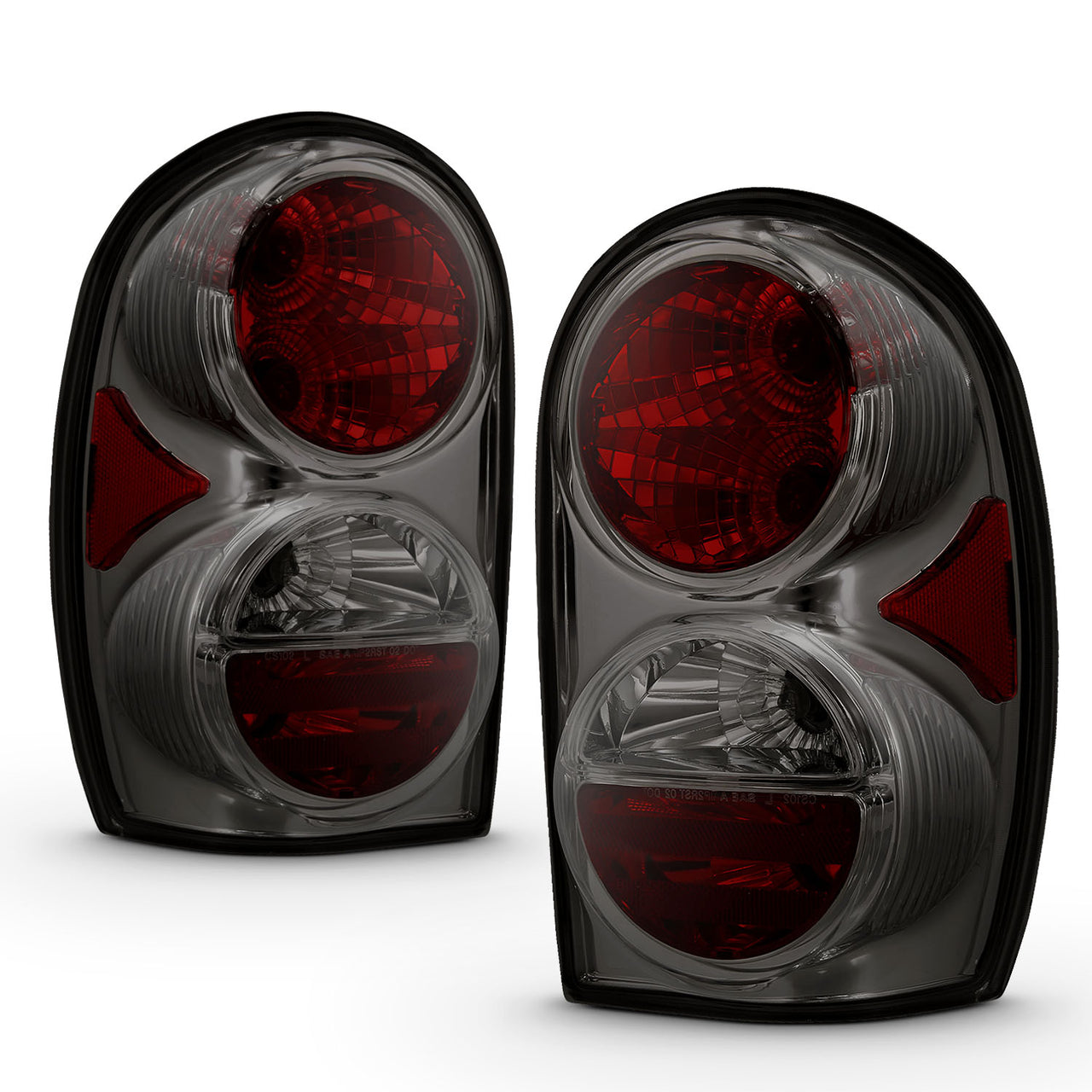 JEEP LIBERTY 02-05 TAIL LIGHTS SMOKE