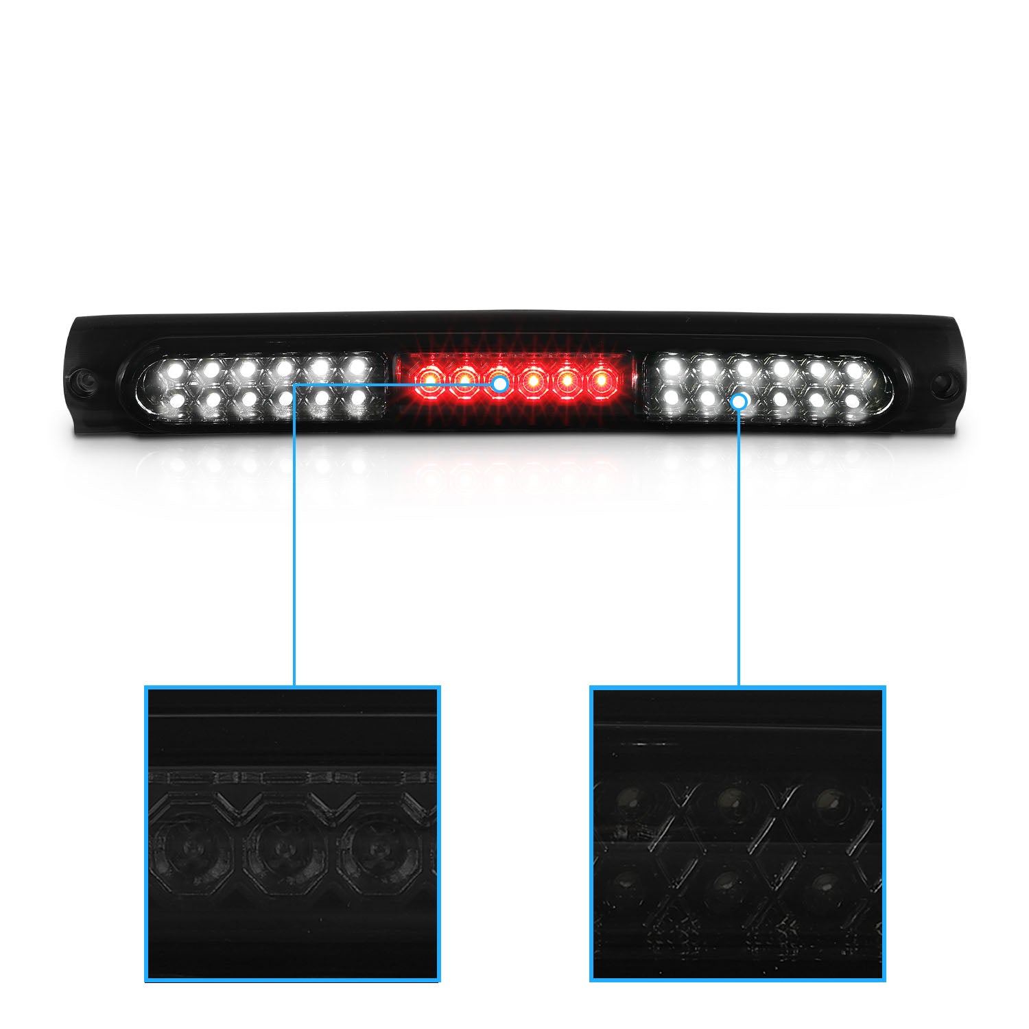 FORD F-150/F250 97-03 LED 3RD BRAKE LIGHT G2 SMOKE