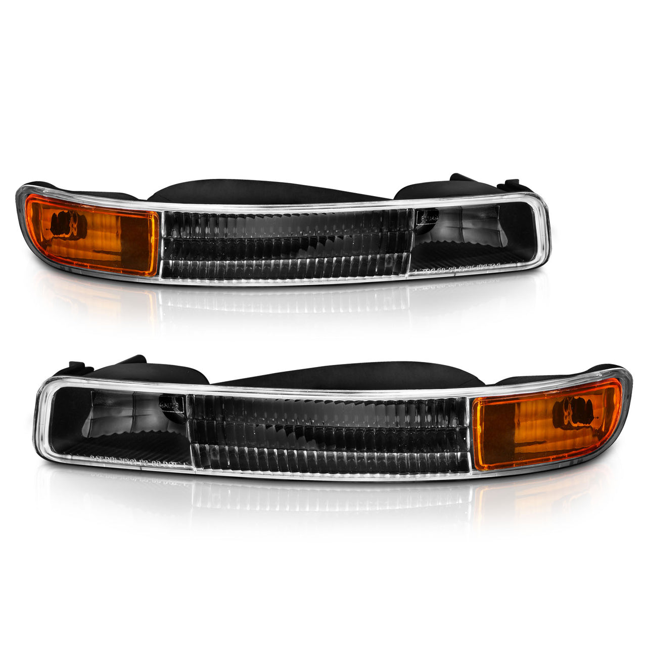 GMC YUKON/SIERRA 00-03 PARKING LIGHTS BLACK AMBER