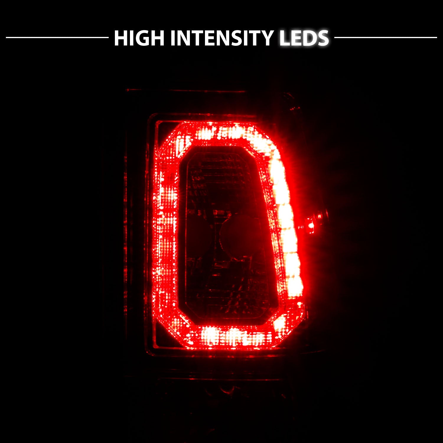 CHEVY SILVERADO 03-07 (1500/2500 SERIES 2003 & 1500/2500/3500 SRW SERIES 04-07) LED TAIL LIGHTS RED COLOR LIGHT BAR RED LENS (3 HOLE)