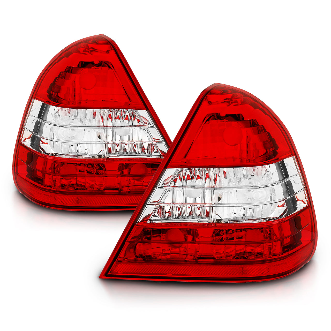 MBZ C CLASS W202 96-99 TAIL LIGHTS RED/CLEAR