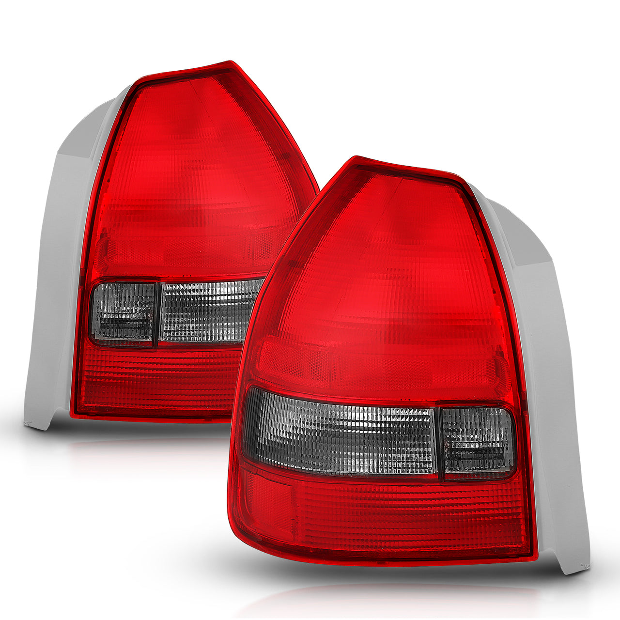 HONDA CIVIC 96-98 3DR TAIL LIGHTS RED/SMOKE