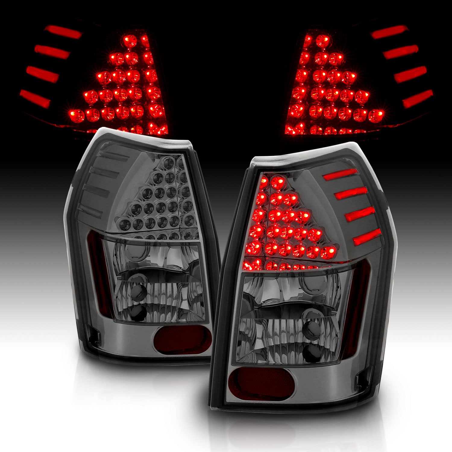 DODGE MAGNUM 05-UP LED TAIL LIGHTS SMOKE