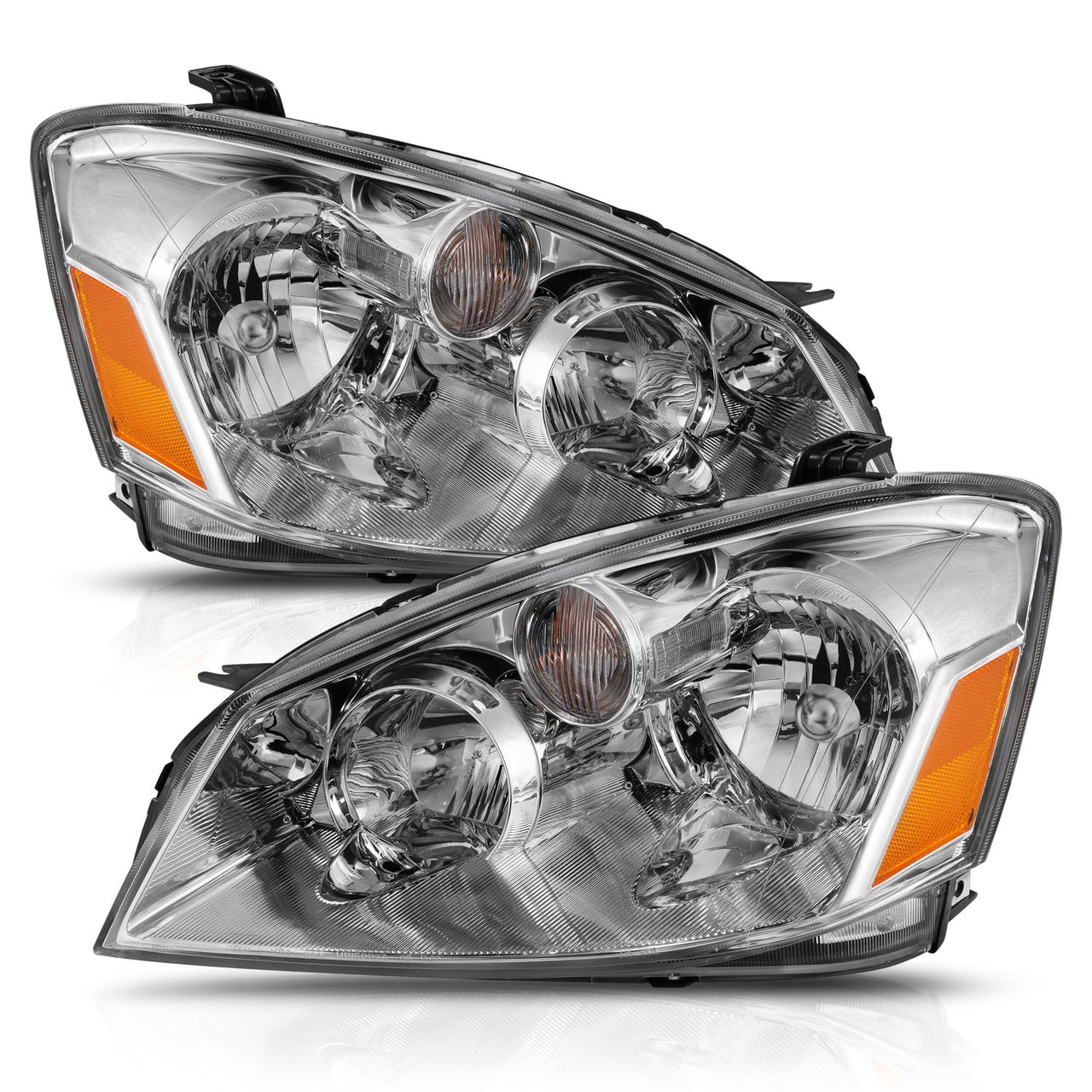 NISSAN ALTIMA 05-06 HEADLIGHTS CRYSTAL CLEAR AMBER