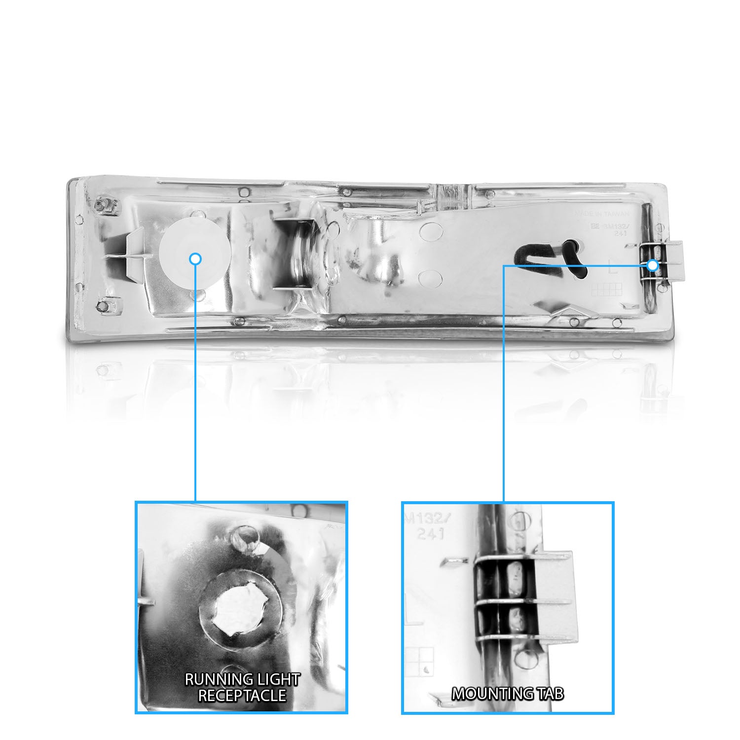 CHEVY ASTRO VAN 95-99 BUMPER LIGHTS (PARKING/SIGNAL LIGHTS) EURO