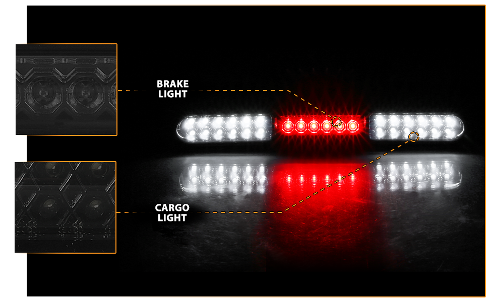 FORD F-150/F250 97-03 LED 3RD BRAKE LIGHT G2 SMOKE