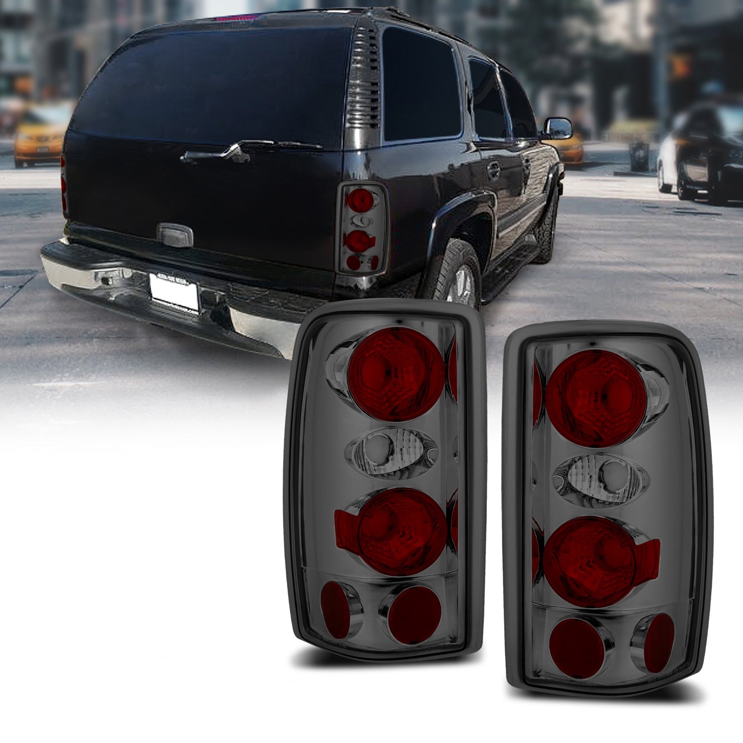 CHEVY SUBURBAN/TAHOE 00-06 TAIL LIGHTS CHROME