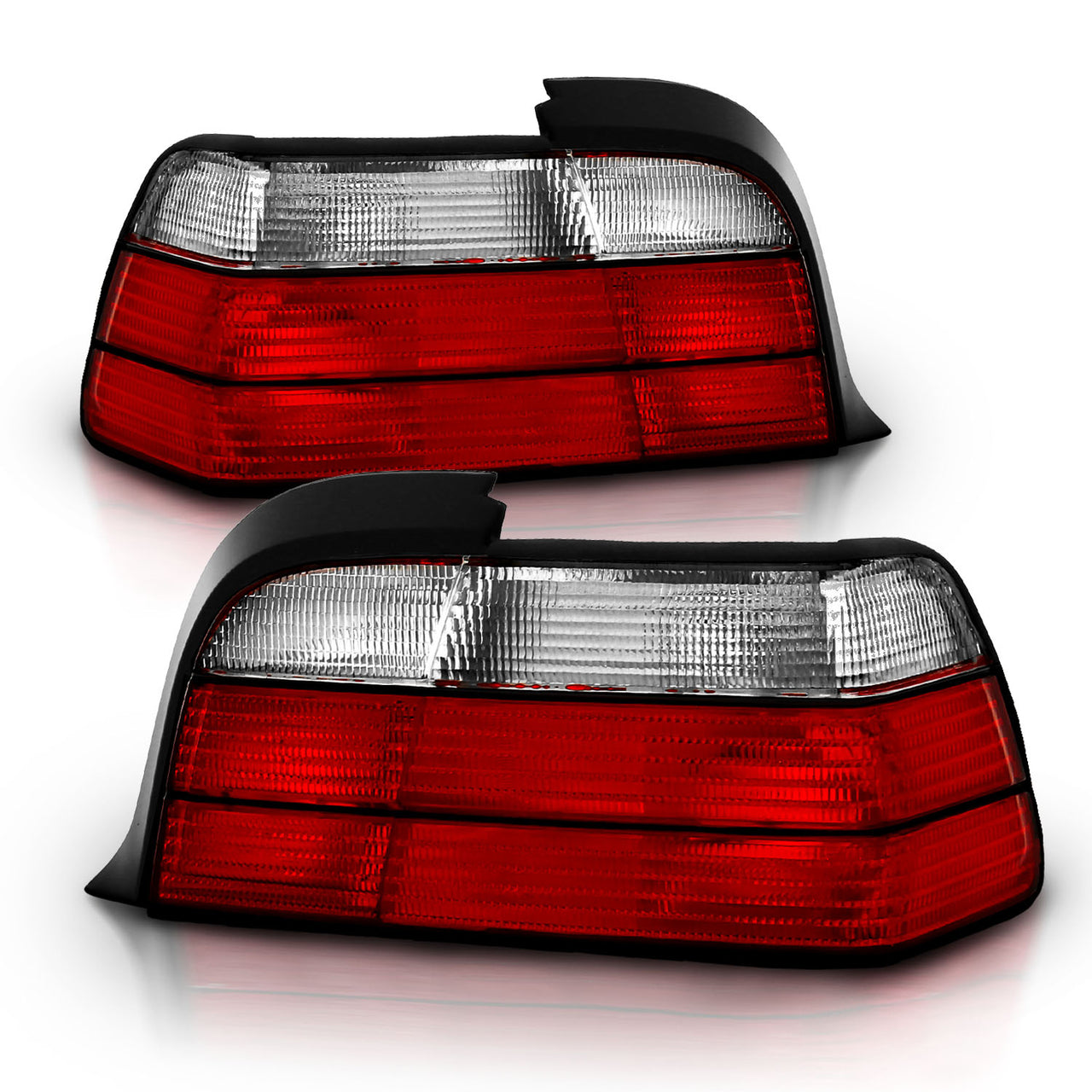 BMW 3 SERIES E36 92-98 2DR TAIL LIGHTS RED/CLEAR