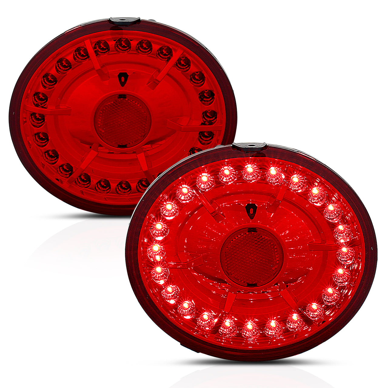 CHEVY CORVETTE 05-07/CORVETTE Z06 06-07 LED TAIL LIGHTS ALL RED