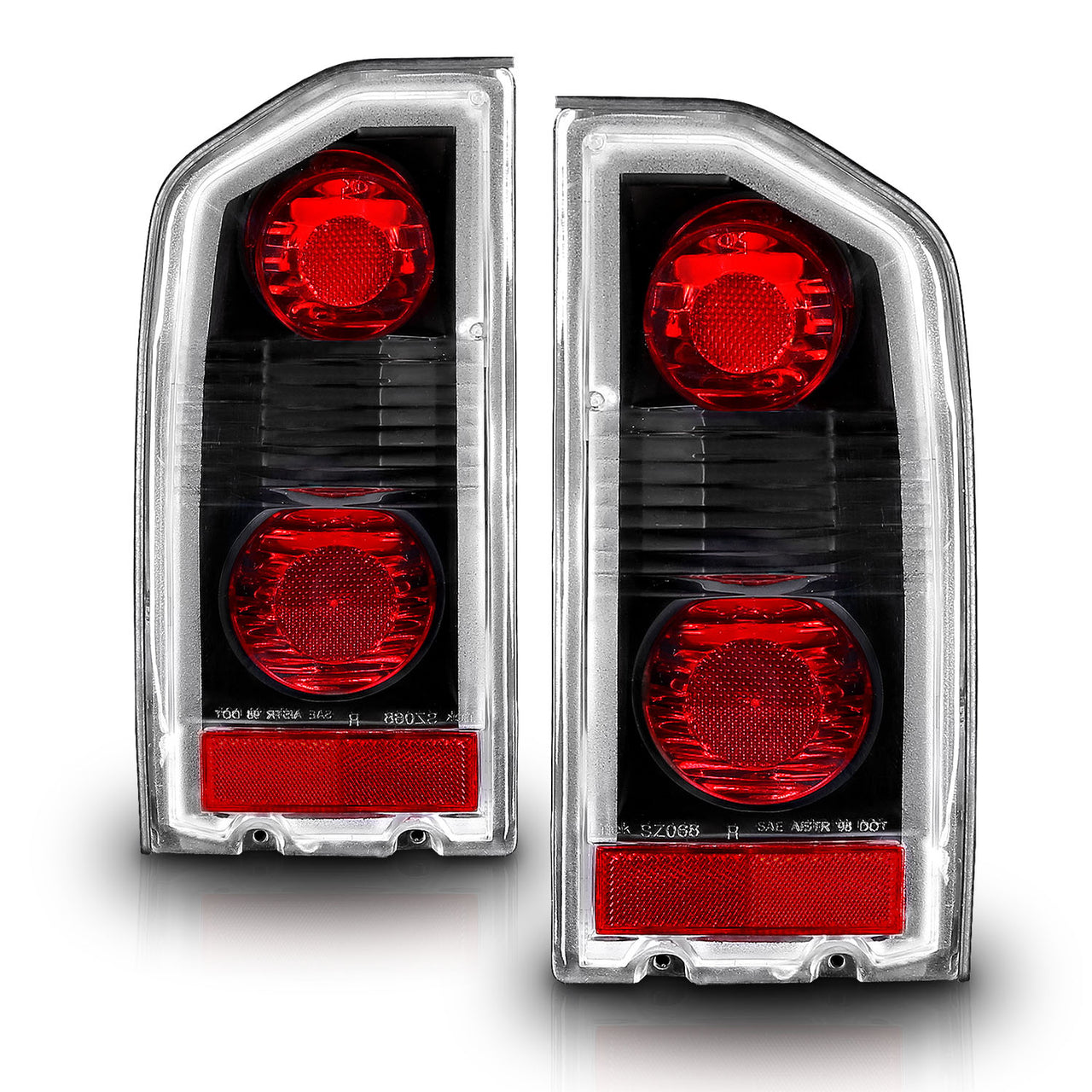 SUZUKI VITARA 88-98 TAIL LIGHTS BLACK