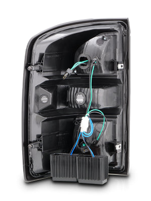 GMC SIERRA 14-18 LED TAIL LIGHTS SMOKE  (NON-OEM LED ONLY)