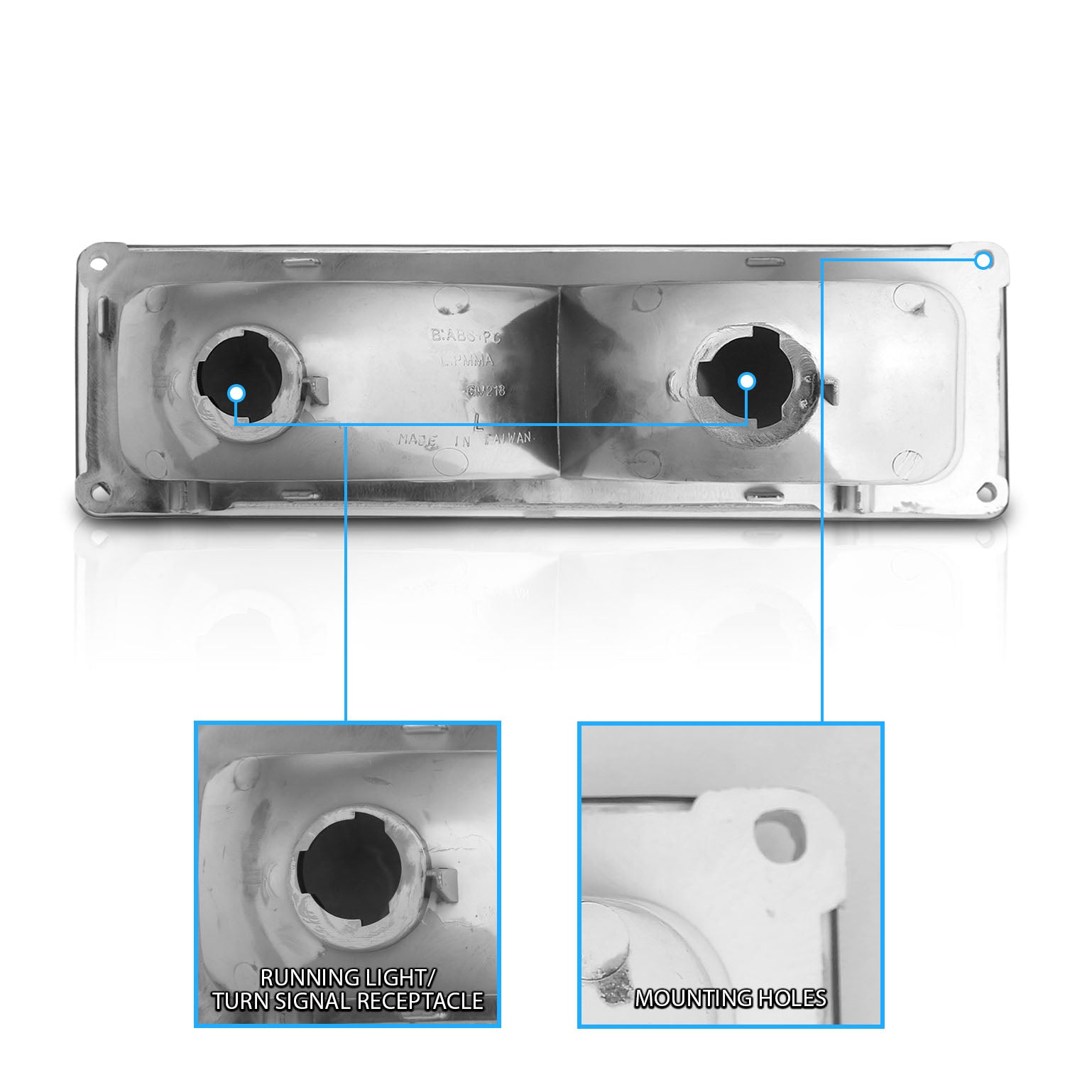CHEVY FULLSIZE 88-98 PARKING/SIGNAL LIGHTS EURO