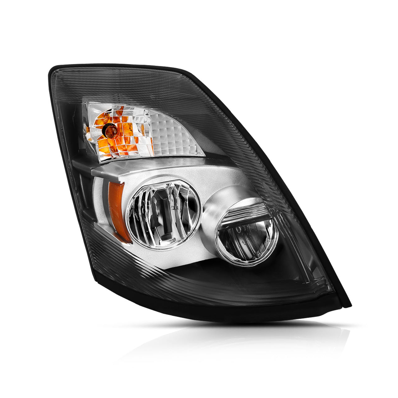 VOLVO VNX/VLN  15-16  LED H.L CHROME AMBER  (RIGHT) (VNX 300,430, 630/VNL 300,430,630,670,730,780)
