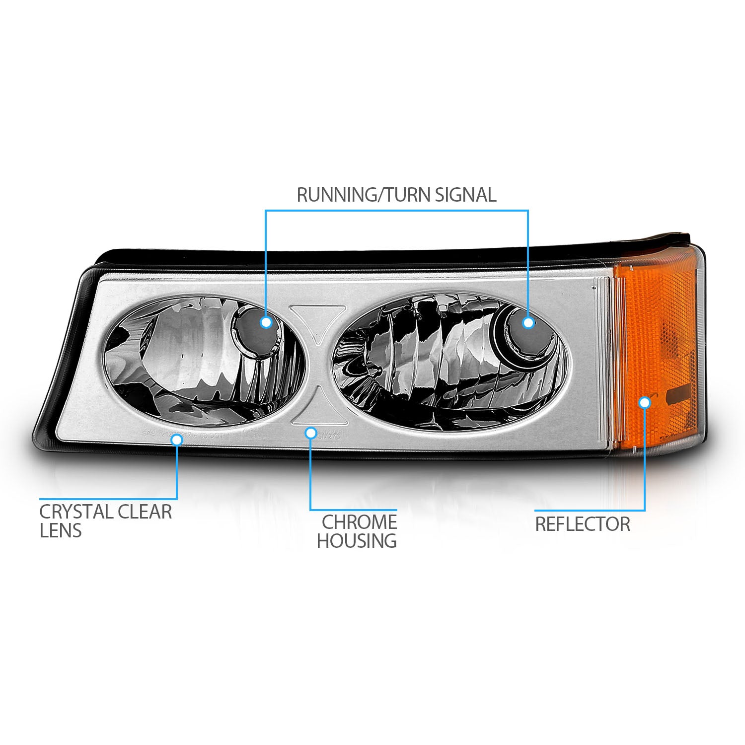 CHEVY SILVERADO 03-06 SIGNAL LIGHTS AMBER