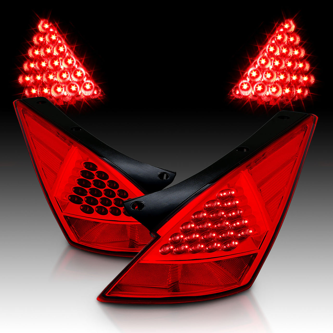 NISSAN 350Z 03-06 LED TAIL LIGHTS ALL RED