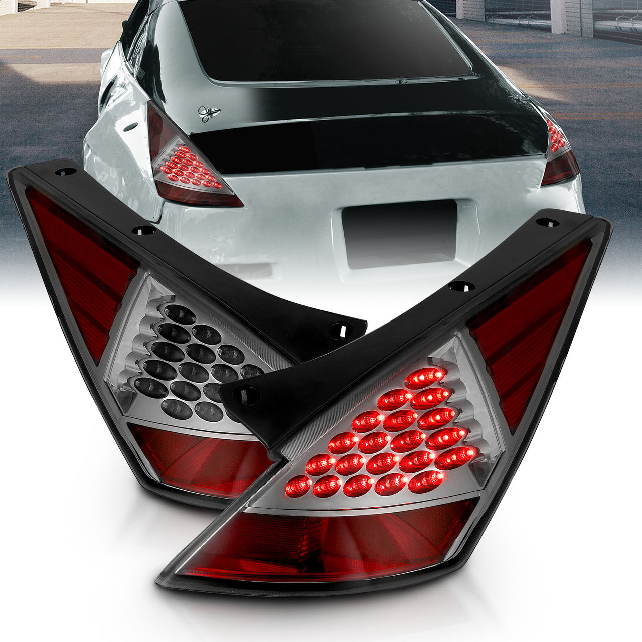 NISSAN 350Z 03-06 LED TAIL LIGHTS SMOKE
