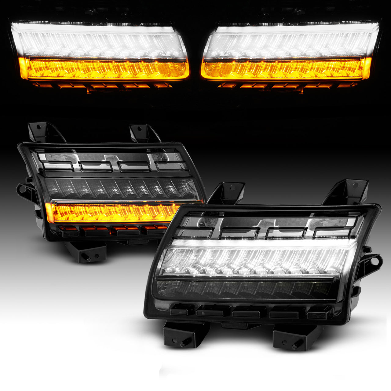 JEEP WRANGLER 18-21 / GLADIATOR 20 LED SIDE MARKERS SMOKE  (SEQUENTIAL SIGNAL) (FOR HIGH CONFIGURED)