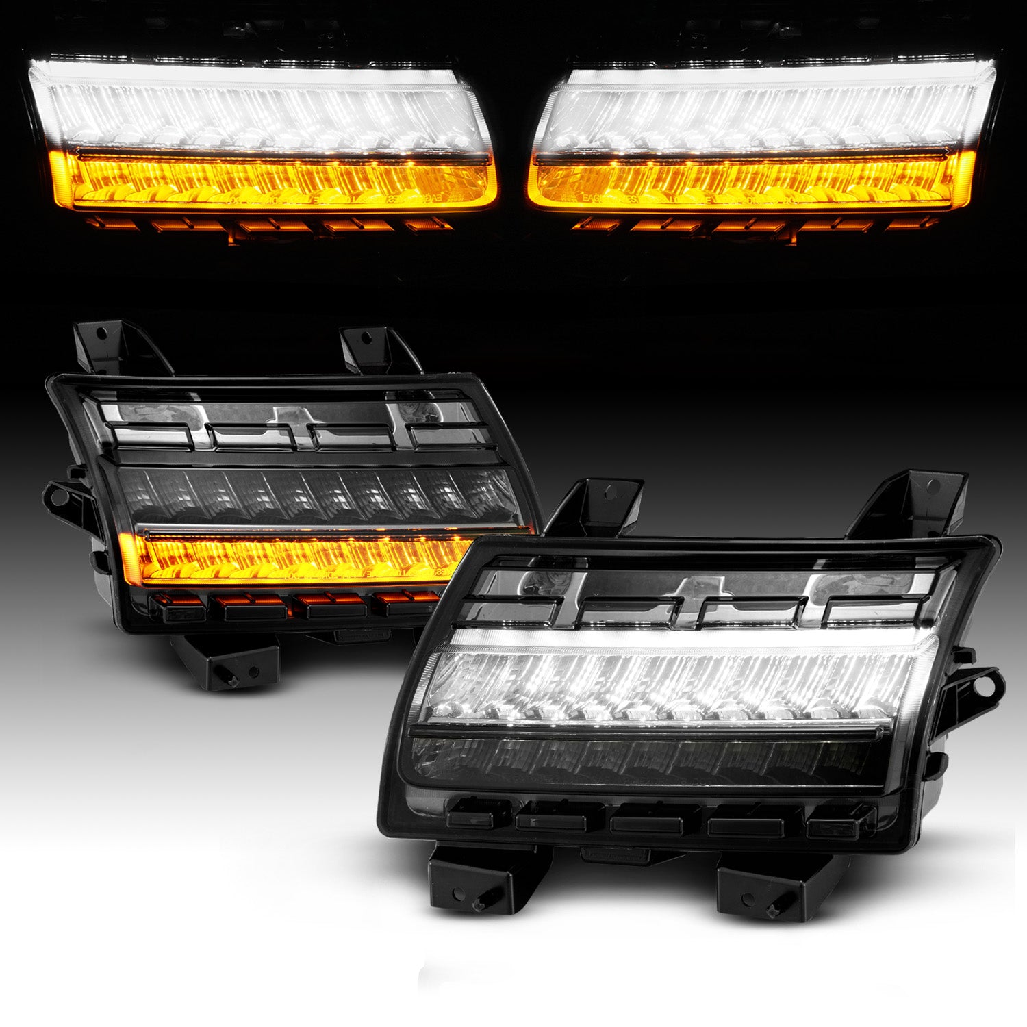 JEEP WRANGLER 18-21 / GLADIATOR 20 LED SIDE MARKERS SMOKE  (SEQUENTIAL SIGNAL) (FOR HIGH CONFIGURED)