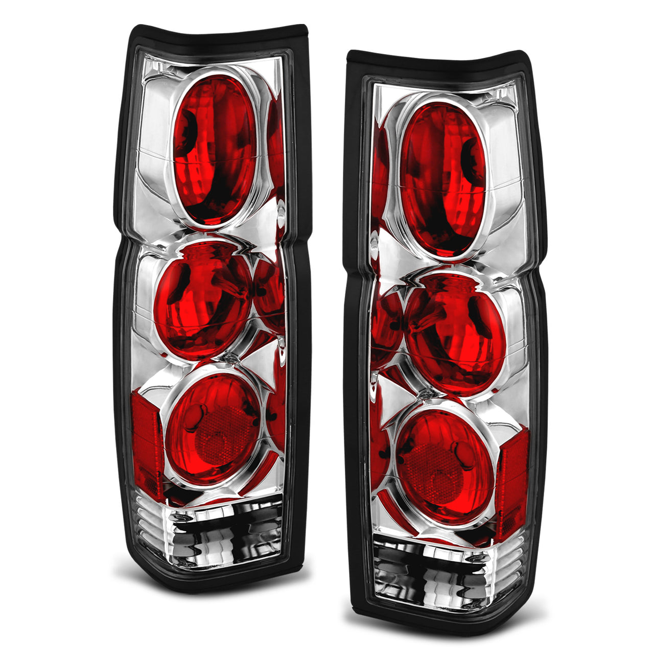 NISSAN HARDBODY 86-97 TAIL LIGHTS G2 CHROME