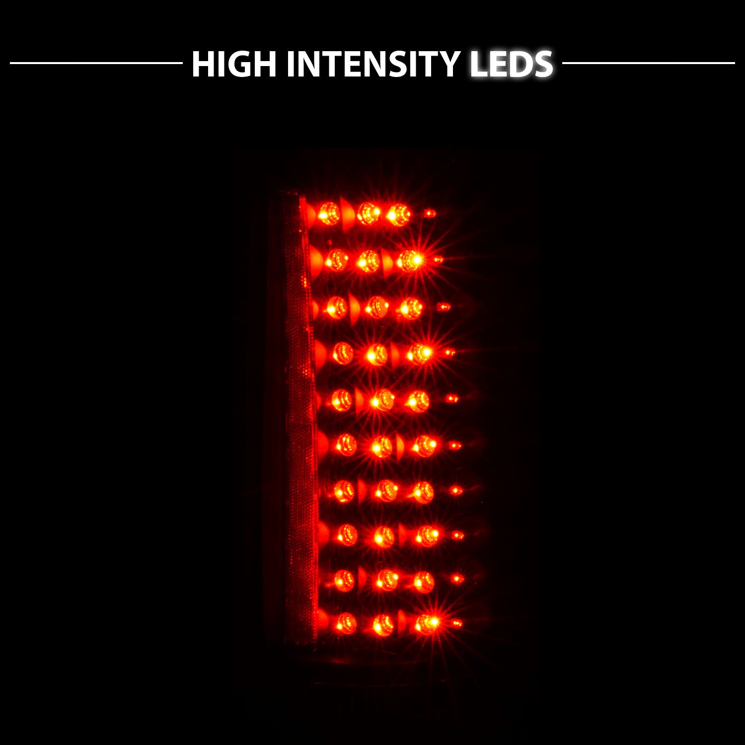 CHEVY TAHOE/SUBURBAN 07-UP LED G4 TAIL LIGHTS BLACK (ESCALADE LOOK)