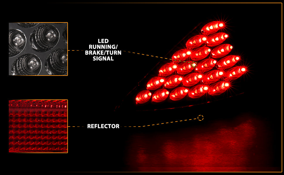 NISSAN 350Z 03-06 LED TAIL LIGHTS SMOKE