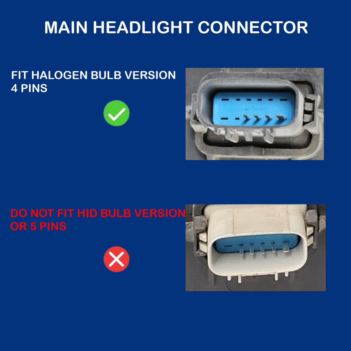 CADILLAC CTS 03-07 PROJECTOR HEADLIGHTS HALO BLACK CLEAR (RX HALO)